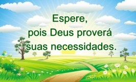 Deus conhece suas necessidades