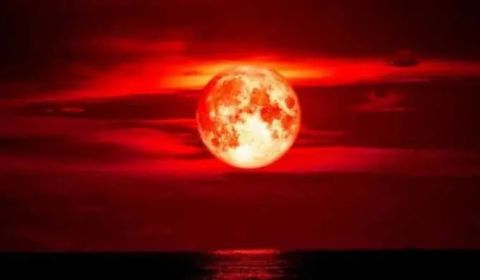 Lua de Sangue em 14 de Março de 2025