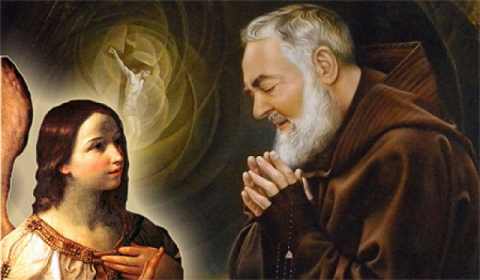 Envie-me seu anjo: Santo Padre Pio e anjos da guarda