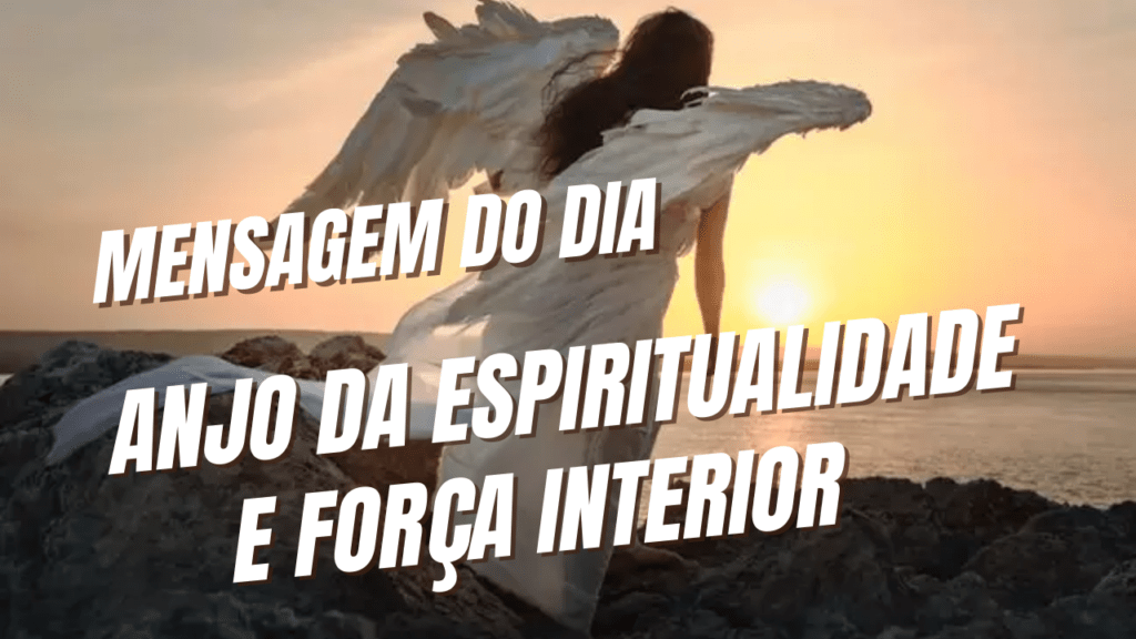 Anjo da espiritualidade e força interior