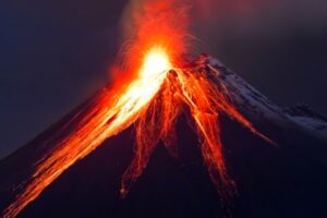 Significado de sonhar com vulcão